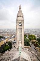 Sacre Coeur Basilica at Montmartre in Paris, France photo