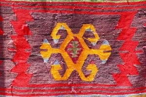 alfombra turca de colores foto