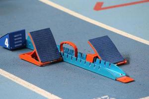 Starting Blocks in Track and Field photo