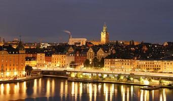 General view of Old Town Gamla Stan in Stockholm, Sweden photo