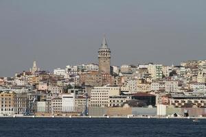 Karakoy and Galata Tower in Istanbul City photo