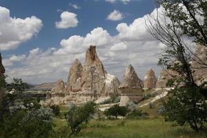 Rock Formations in  Cappadocia photo