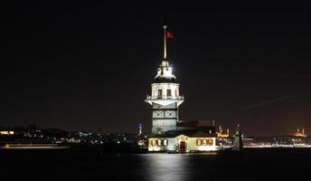 Maidens Tower in Istanbul, Turkey photo