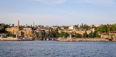 Boats in Antalya Harbour, Turkey photo