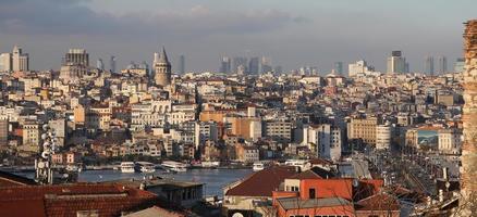 distrito de galata y karakoy en estambul foto