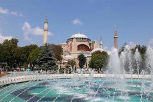 museo hagia sophia en la ciudad de estambul foto