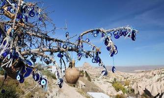 Uchisar Castle in Cappadocia, Nevsehir, Turkey photo