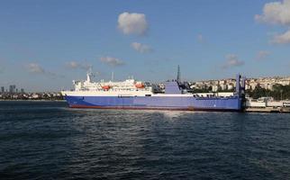 Roro Ship in Port photo