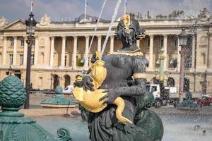 Fountain of River Commerce and Navigation in Place de la Concorde, Paris, France photo