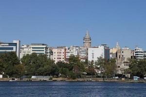 Karakoy and Galata Tower in Istanbul City photo