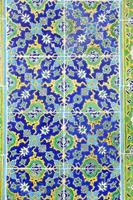 azulejos azules en el palacio de topkapi foto