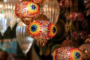 Colorful Turkish Laterns photo