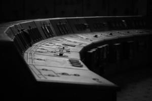 Control Panel of an old Power Plant photo