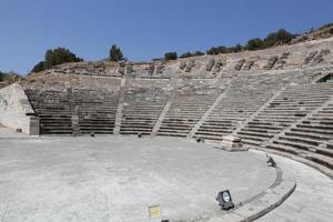 Theatre of Halicarnassus in Bodrum, Turkey photo