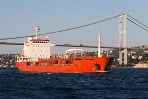 Tanker Ship in Sea photo