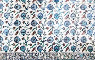 Blue Tiles in Topkapi Palace, Istanbul photo