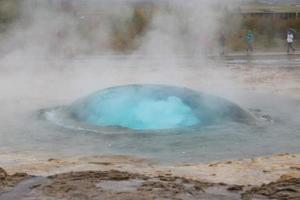 Strokkur Geysir en Islandia foto