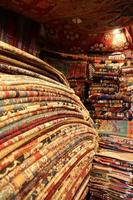 Turkish Traditional Carpets in Goreme, Nevsehir, Turkey photo