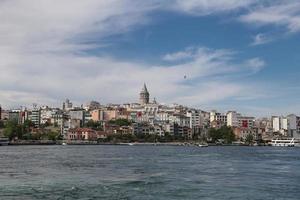 Karakoy and Galata Tower in Istanbul City photo