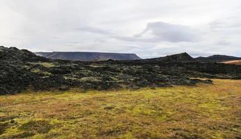 Leirhnjukur lava field in Iceland photo