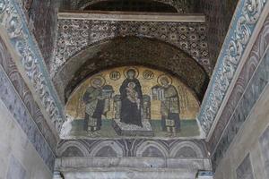 museo hagia sophia en la ciudad de estambul, turquía foto