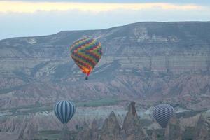 Hot Air Balloons in Cappadocia Valleys photo