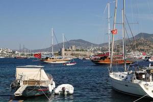 castillo de bodrum en turquía foto