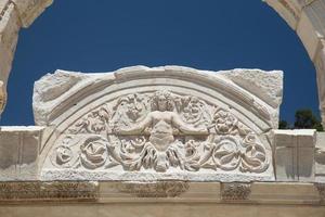 Temple of Hadrian in Ephesus Ancient City photo