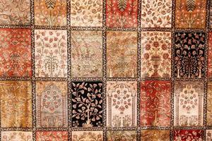 detalle de alfombra turca foto