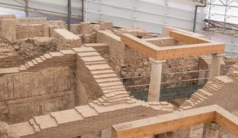 casas adosadas en la ciudad antigua de efeso foto