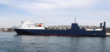 Roro Ship in Port photo