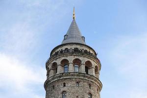 Galata Tower in Beyoglu, Istanbul, Turkey photo