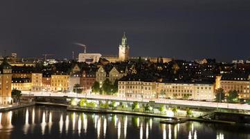 General view of Old Town Gamla Stan in Stockholm, Sweden photo