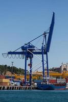 Blue Port Crane photo