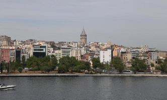 Karakoy and Galata Tower in Istanbul City photo