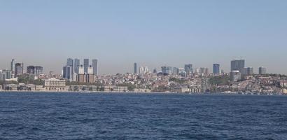 distrito de besiktas en la ciudad de estambul foto