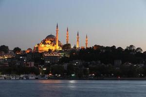 Suleymaniye Mosque in Istanbul City photo