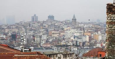 Galata and Karakoy district in Istanbul photo