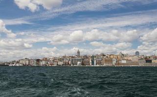 Karakoy and Galata Tower in Istanbul City photo