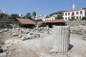 Mausoleum at Halicarnassus in Bodrum, Turkey photo