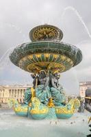 Fountain of River Commerce and Navigation in Place de la Concorde, Paris, France photo