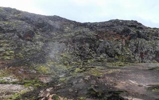 Leirhnjukur lava field in Iceland photo