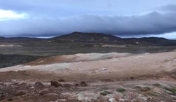 Leirhnjukur lava field in Iceland photo