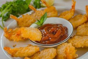 Lightly breaded then fried this Classic Fried Shrimp recipe is completely addictive photo