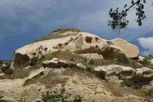 formación rocosa en el valle de las palomas, capadocia foto