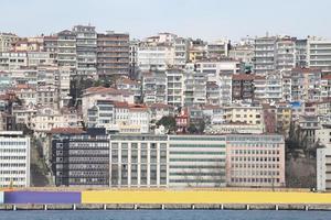 distrito de karakoy en la ciudad de estambul, turquía foto