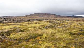 área volcánica de krafla en islandia foto