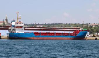 Cargo ship loading photo