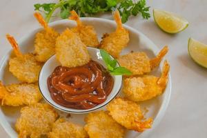 Lightly breaded then fried this Classic Fried Shrimp recipe is completely addictive photo