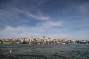 Karakoy and Galata Tower in Istanbul City photo